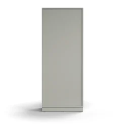 Kaappi QBUS 4 hyllytasoa, sokkeli, kahvat, 2020x800x420 mm, vaaleanharmaa