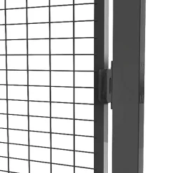 Kaksoisovet verkkoseinään X-STORE Sis. pystypylväät, 2300x2000 mm, riippulukko