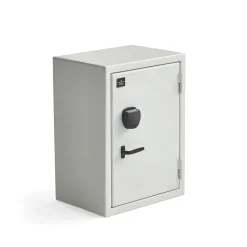 Kassakaappi CONTAIN Koodilukko, 750x550x400 mm, valkoinen