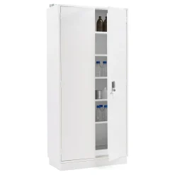 Kemikaalikaappi FORMULA Paloeristetty, elektroninen lukko, 2095x1000x450 mm