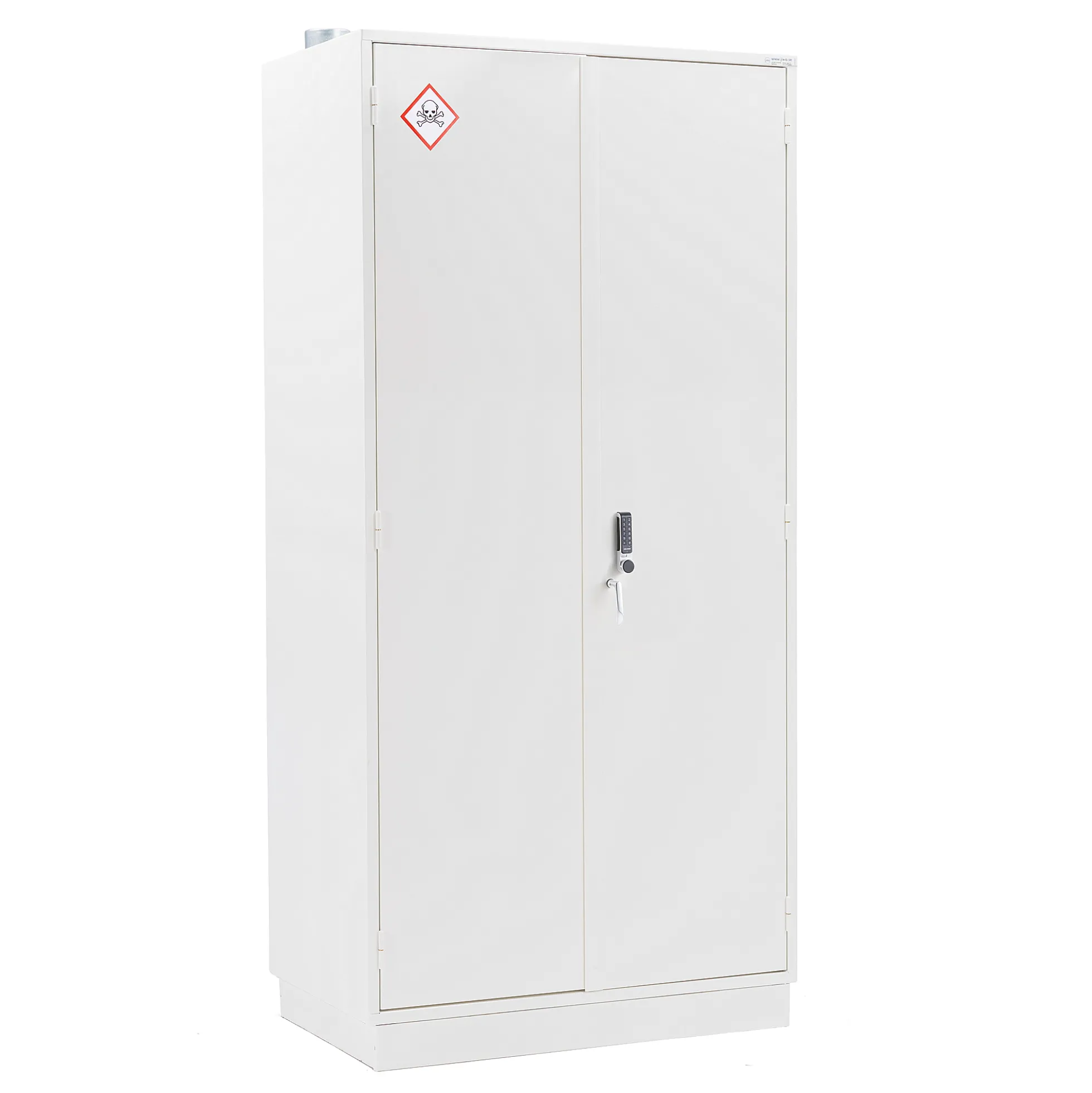 Kemikaalikaappi FORMULA Paloeristetty, elektroninen lukko, 2095x1000x600 mm