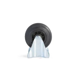 Kiinteä pyörä 125x38 mm, 100 kg, umpikumi
