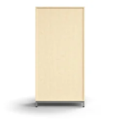 Kirjahylly QBUS 3 hyllytasoa, jalusta, 1636x800x400 mm, hopeanharmaa, koivu