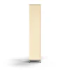 Kirjahylly QBUS 4 hyllytasoa, jalusta, 2020x400x400 mm, hopeanharmaa, koivu