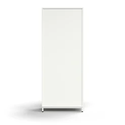 Kirjahylly QBUS 4 hyllytasoa, jalusta, 2020x800x400 mm, valkoinen