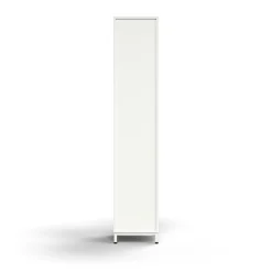 Kirjahylly QBUS 4 hyllytasoa, jalusta, 2020x400x400 mm, valkoinen