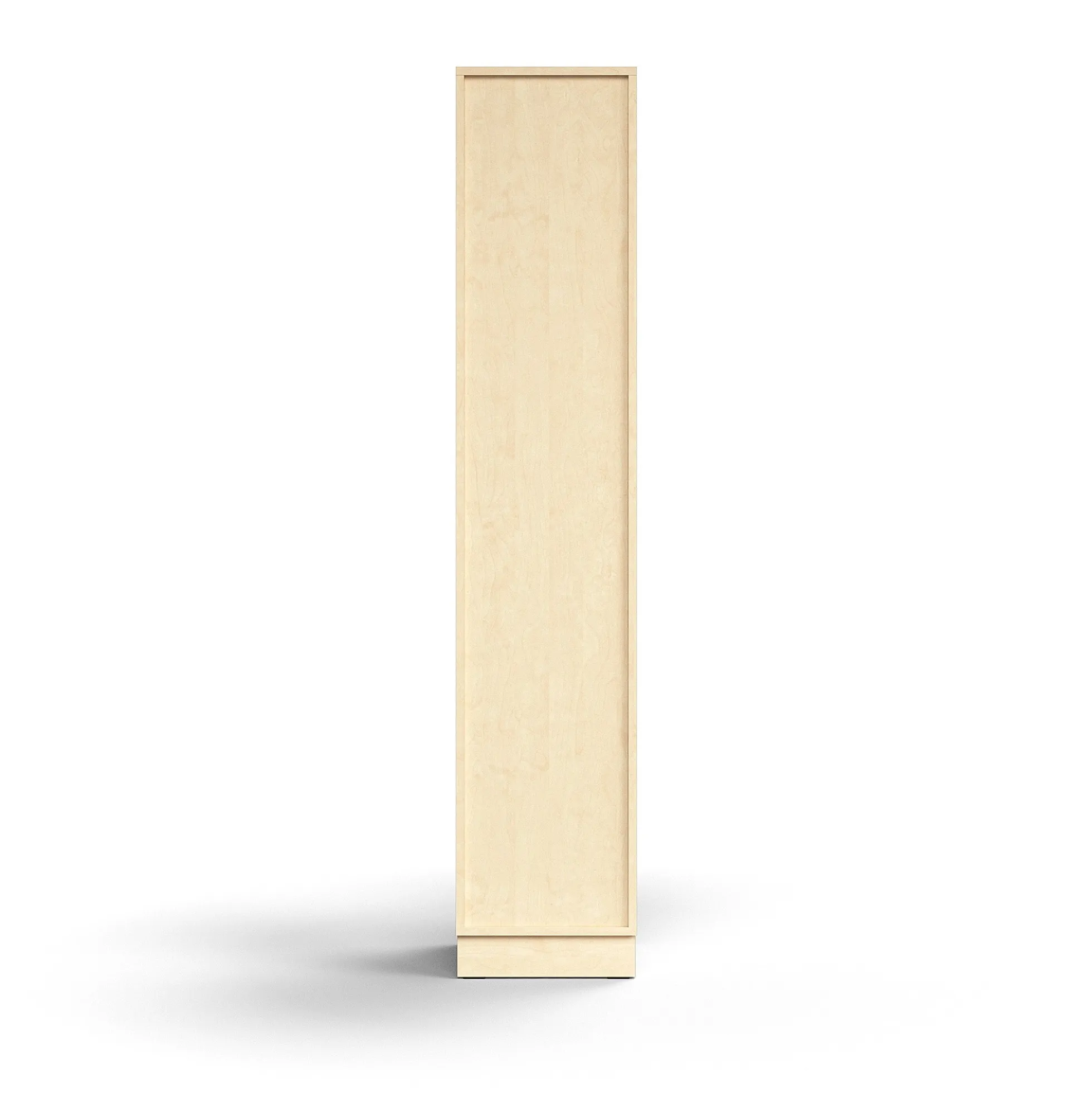 Kirjahylly QBUS 4 hyllytasoa, sokkeli, 2020x400x400 mm, koivu
