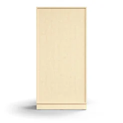 Kirjahylly QBUS 3 hyllytasoa, sokkeli, 1636x800x400 mm, koivu