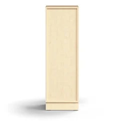 Kirjahylly QBUS 2 hyllytasoa, sokkeli, 1252x400x400 mm, koivu