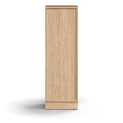 Kirjahylly QBUS 2 hyllytasoa, sokkeli, 1252x400x400 mm, tammi