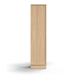Kirjahylly QBUS 3 hyllytasoa, sokkeli, 1636x400x400 mm, tammi