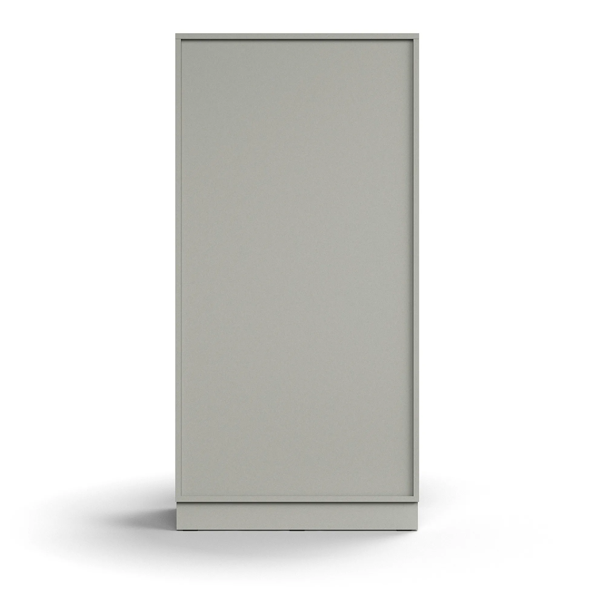 Kirjahylly QBUS 3 hyllytasoa, sokkeli, 1636x800x400 mm, vaaleanharmaa