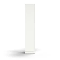 Kirjahylly QBUS 4 hyllytasoa, sokkeli, 2020x400x400 mm, valkoinen