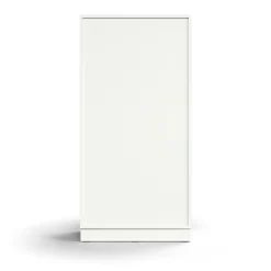 Kirjahylly QBUS 3 hyllytasoa, sokkeli, 1636x800x400 mm, valkoinen