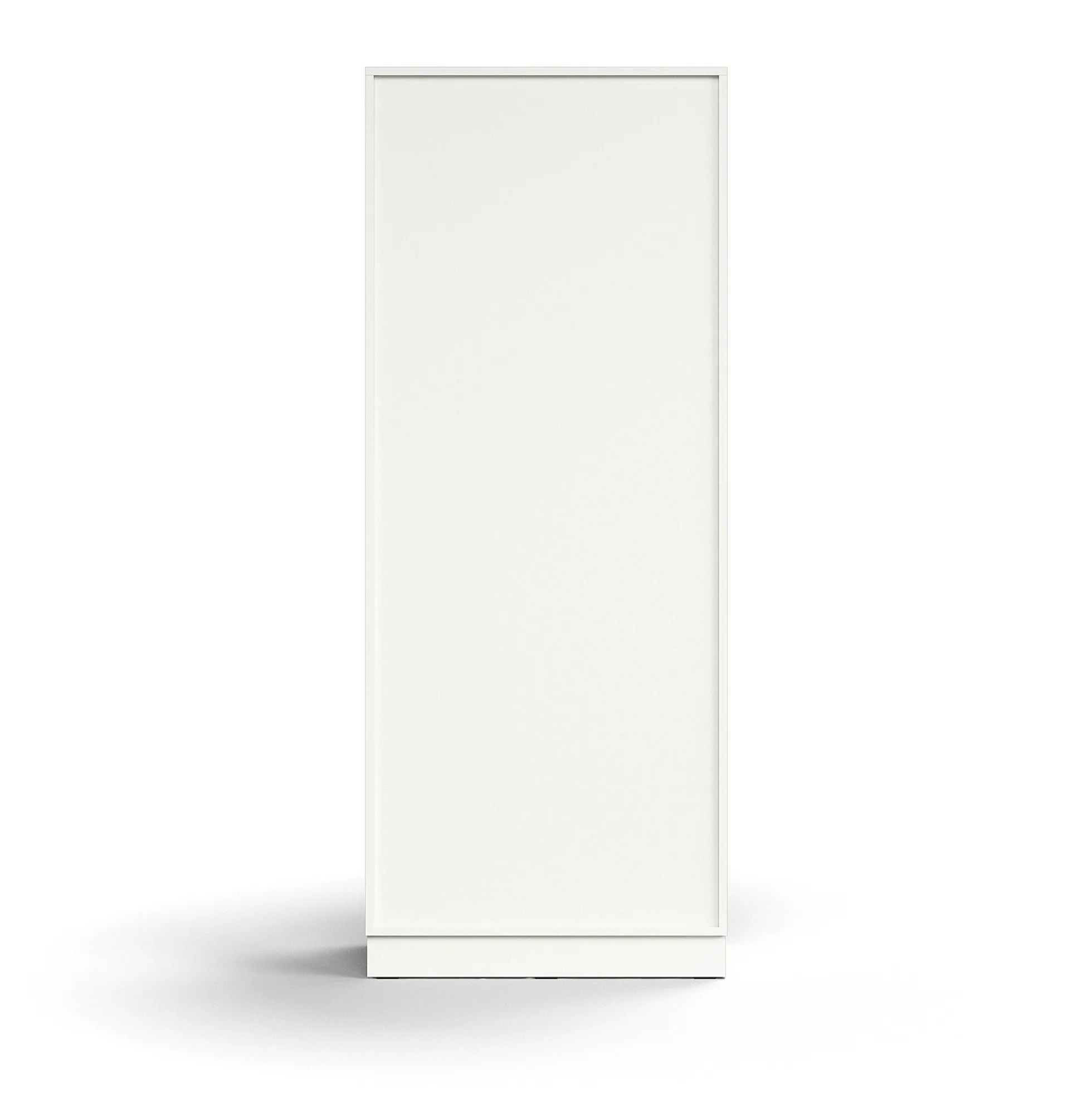 Kirjahylly QBUS 4 hyllytasoa, sokkeli, 2020x800x400 mm, valkoinen