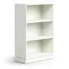 Kirjahylly QBUS 2 hyllytasoa, sokkeli, 1252x800x400 mm, valkoinen