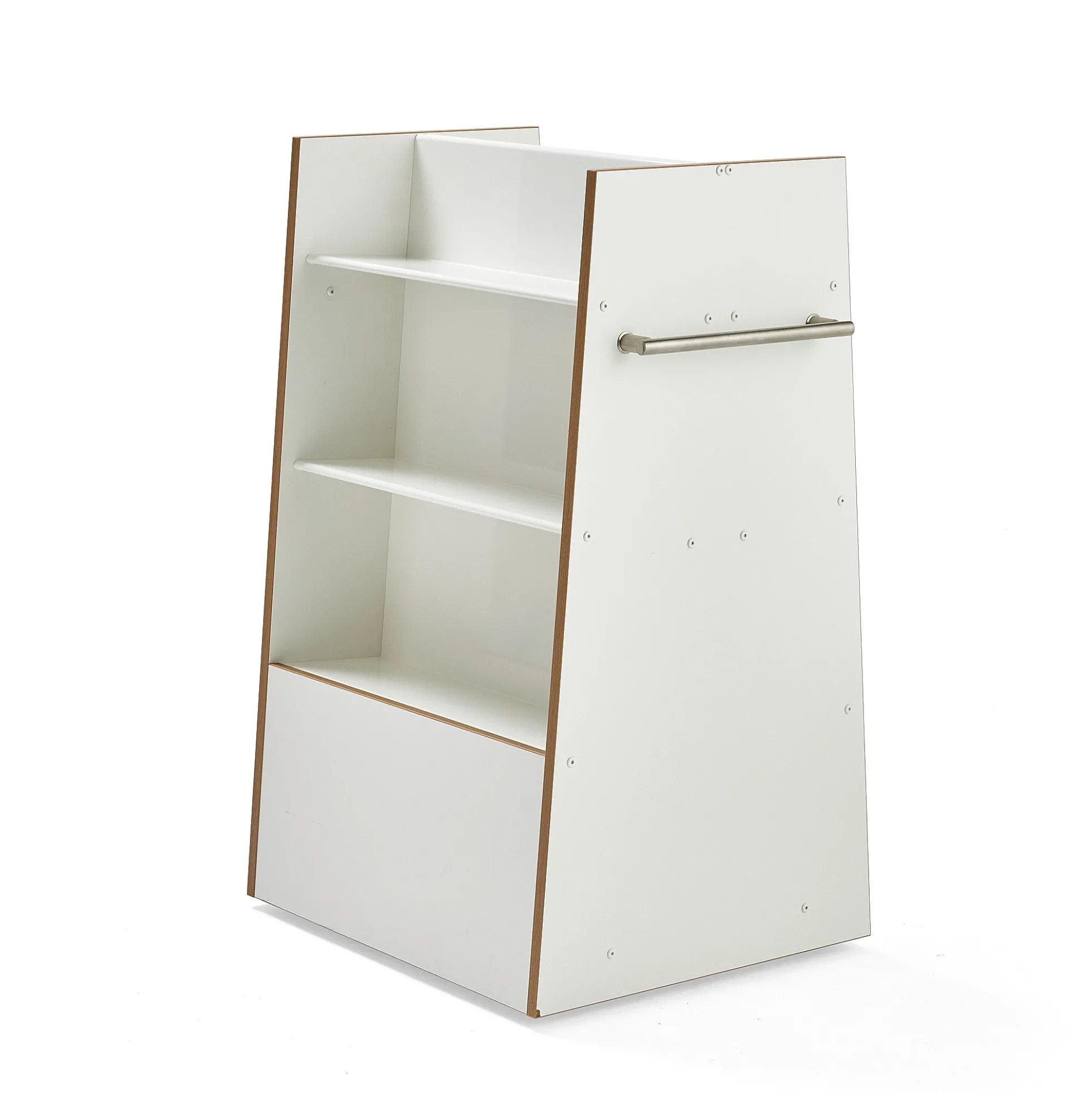 Kirjavaunu STORY Kaksipuolinen, 1215x876x652 mm, valkoinen