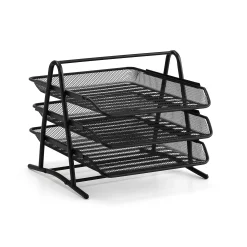 Kirjekori 3 lokeroa, musta
