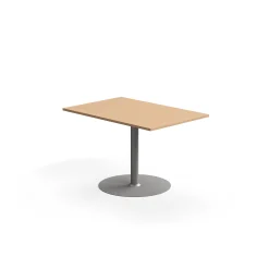 Kokouspöytä FLEXUS Jatko-osa, 800x1200 mm, pyökki/hopea