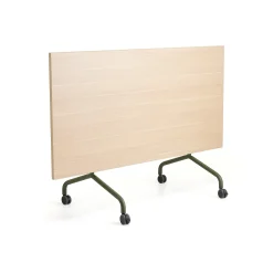 Kokouspöytä LYKKA Taitettava, 1600x800 mm, vihreä/tammi