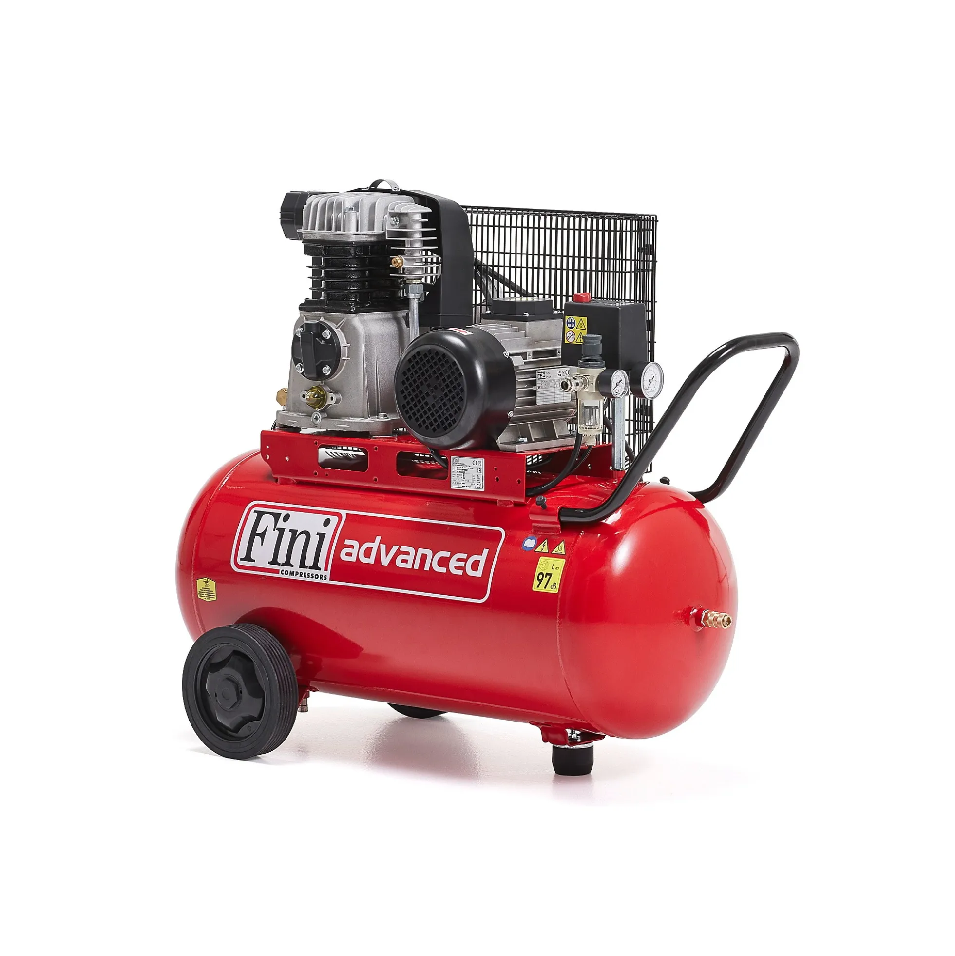 Kompressori 90L - 3kW 3-vaihe 400l/min, 97 dB, öljyllä voideltu