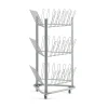 Kuivausteline kengille ja saappaille 780x714x1192 mm, harmaa