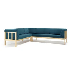 Kulmasohva KIM Medley kangas, merensininen