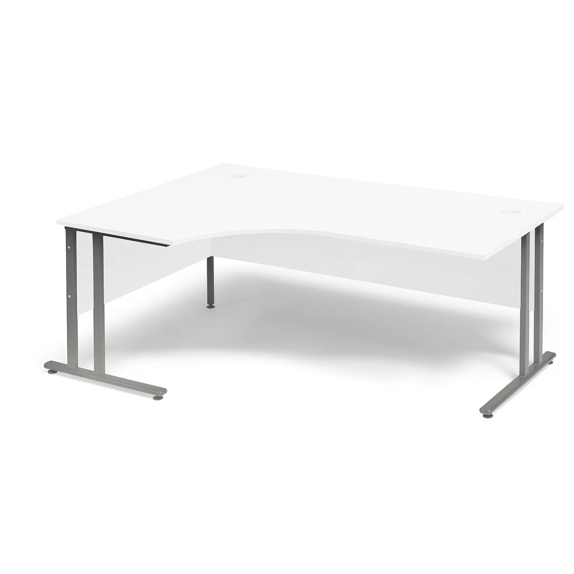 Kulmatyöpöytä FLEXUS Vasen, 1800x1200 mm, valkoinen laminaatti