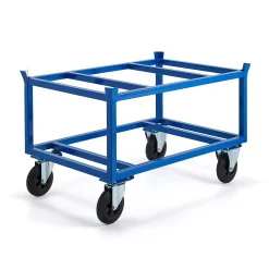 Kuormalavavaunu FRAME 500 kg, Ø 200 mm umpikumipyörät, 1200x800x795 mm