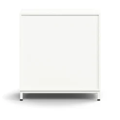 Laatikosto QBUS Jalusta, kahvat, 868x800x400 mm, valkoinen