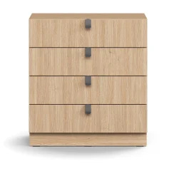 Laatikosto QBUS Sokkeli, kahvat, 868x800x400 mm, tammi