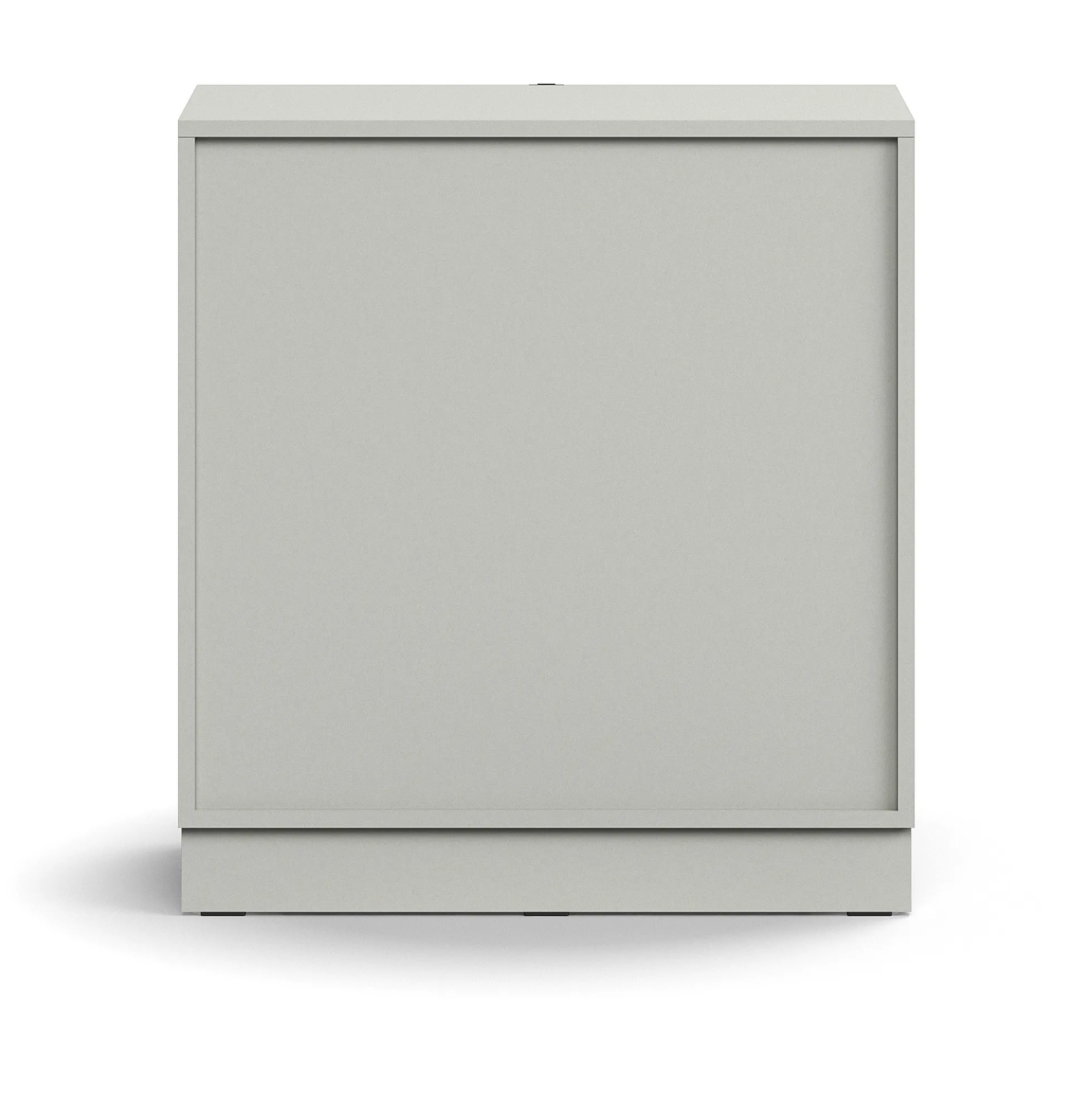 Laatikosto QBUS Sokkeli, kahvat, 868x800x400 mm, vaaleanharmaa