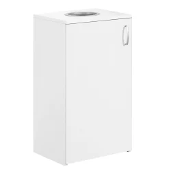 Lajittelukaappi jätesäkkitelineelle 980x510x450 mm, valkoinen laminaatti