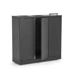 Lajitteluyksikkö BICA 3 lokeroa, kansi/aukkosyöttö, 3x65 L, antrasiitti