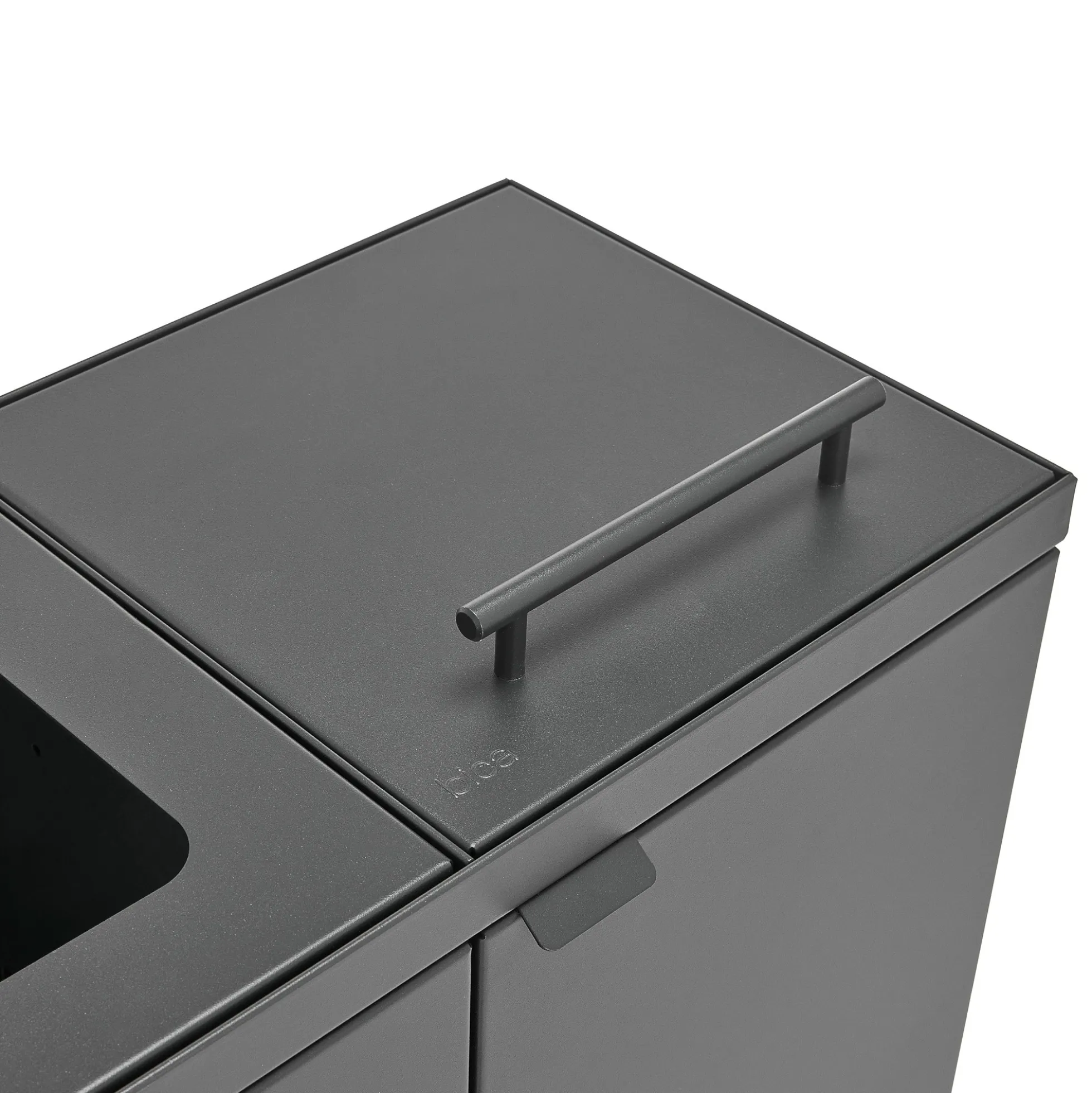 Lajitteluyksikkö BICA 3 lokeroa, kansi/aukkosyöttö, 3x65 L, antrasiitti