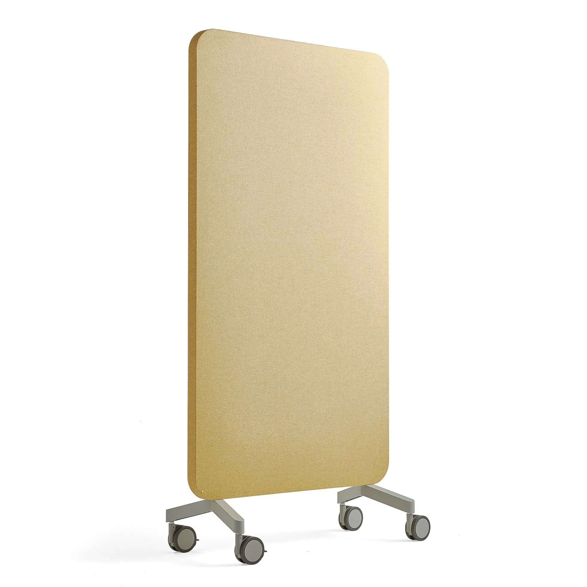 Lasikirjoitustaulu MARY Ääntä vaimentava, 1000x1960 mm, keltainen