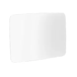 Lasikirjoitustaulu STELLA Pyöristetyt kulmat, 1500x1000 mm, valkoinen