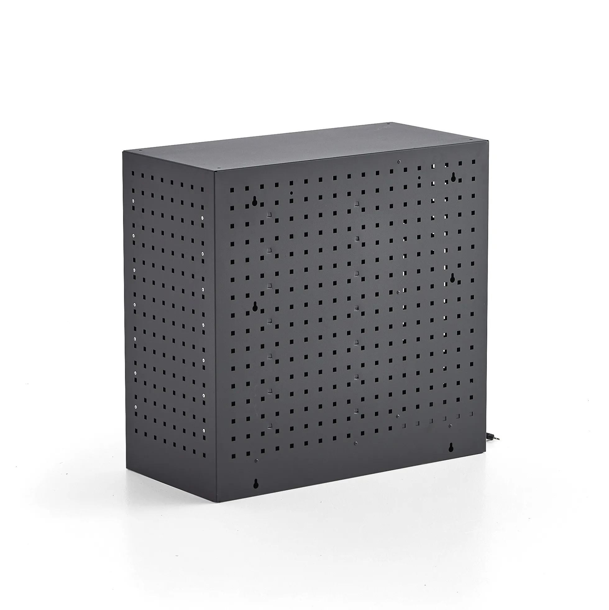 Latauskaappi lukulaitteille RECHARGE Seinämalli, 710x735x350 mm, tummanharmaa