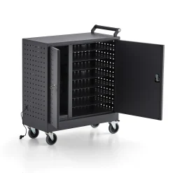 Latausvaunu lukulaitteille RECHARGE 835x760x350 mm, tummanharmaa