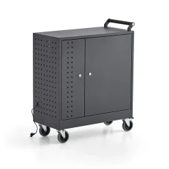 Latausvaunu lukulaitteille RECHARGE 835x760x350 mm, tummanharmaa