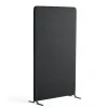 Lattiasermi ZONE 1700x1000x46 mm, kangas Hush, mustat jalat, tummanharmaa