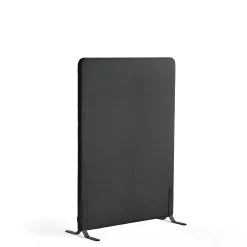 Lattiasermi ZONE 1360x1000x46 mm, kangas Hush, mustat jalat, tummanharmaa