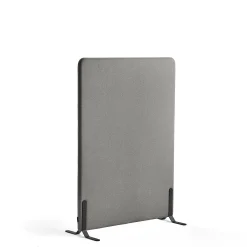 Lattiasermi ZONE 1360x1000x46 mm, kangas Hush, mustat jalat, vaaleanharmaa