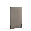 Lattiasermi ZONE 1360x1000x46 mm, kangas Hush, mustat jalat, vaaleanruskea