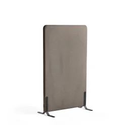 Lattiasermi ZONE 1360x800x46 mm, kangas Hush, mustat jalat, vaaleanruskea