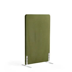 Lattiasermi ZONE 1360x800x46 mm, kangas Hush, valkoiset jalat, metsänvihreä