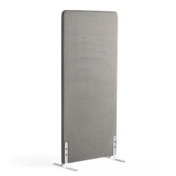 Lattiasermi ZONE 1700x800x46 mm, kangas Hush, valkoiset jalat, vaaleanharmaa