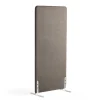Lattiasermi ZONE 1700x800x46 mm, kangas Hush, valkoiset jalat, vaaleanruskea