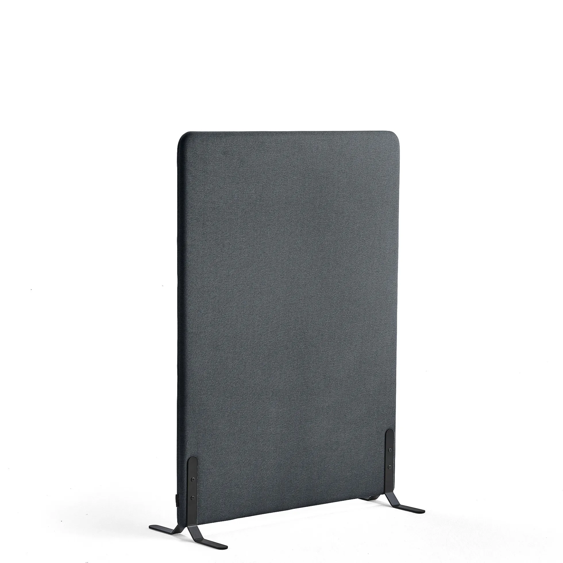 Lattiasermi ZONE 1360x1000x46 mm, kangas Rivet, mustat jalat, antrasiitinharmaa