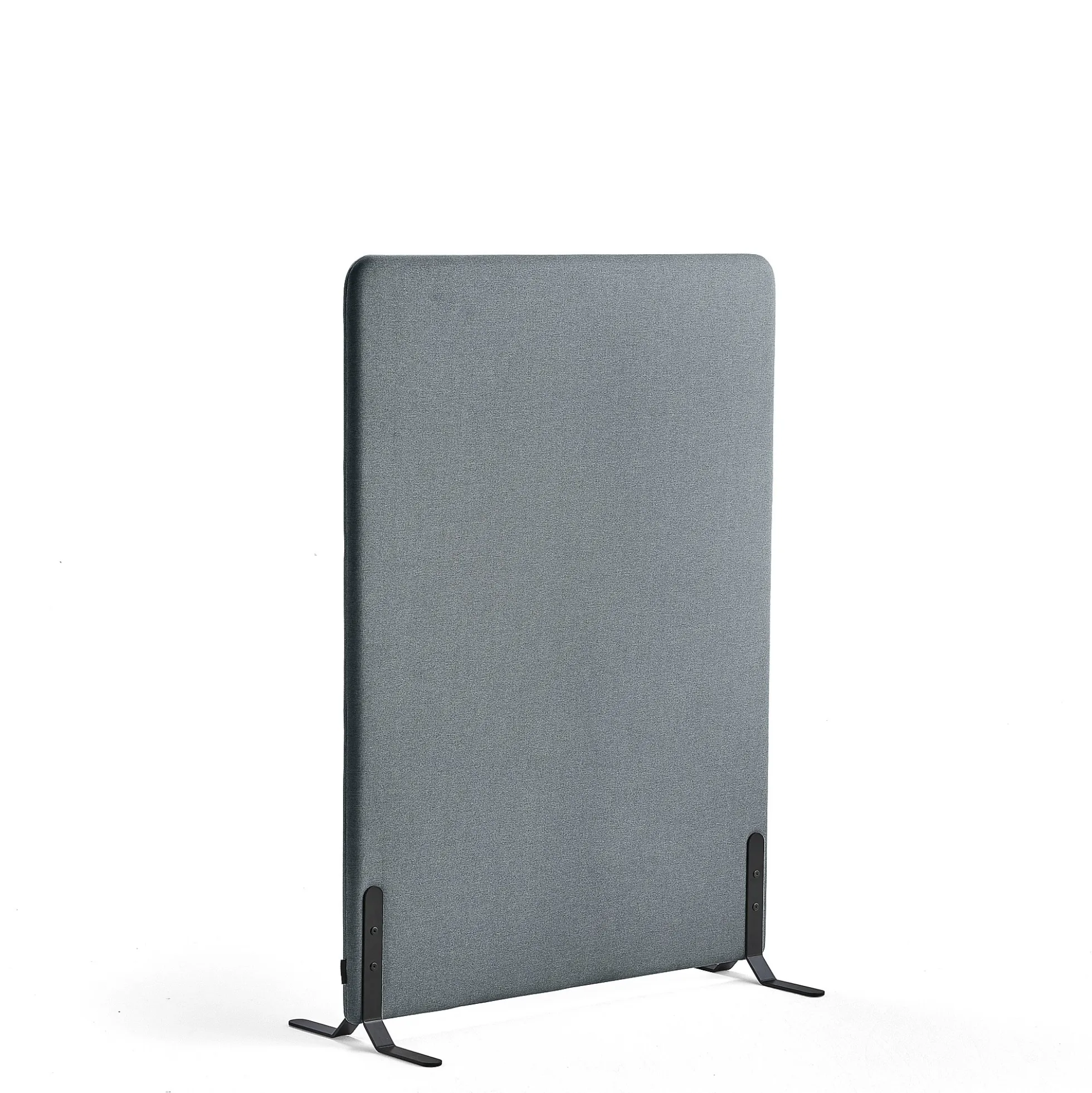 Lattiasermi ZONE 1360x1000x46 mm, kangas Rivet, mustat jalat, siniharmaa